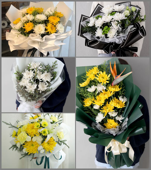 广东广州市增城区仙村镇潮山村白事花束代送